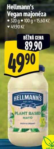 Hellmann's Vegan majonéza, 320 g