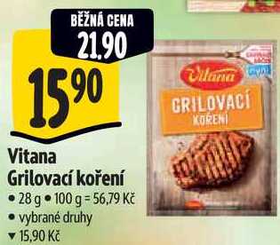 Vitana Grilovací koření, 28 g 