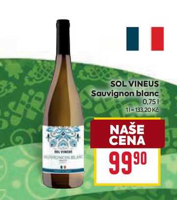 SOL VINEUS Sauvignon blanc 0,75l