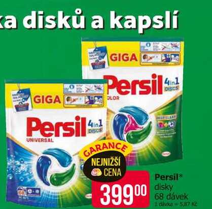 Persil disky 68 dávek
