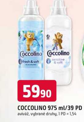COCCOLINO 975 ml/39 PD aviváž
