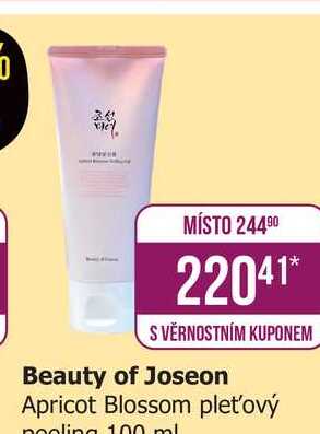 Beauty of Joseon Apricot Blossom pleťový peeling 100 ml 