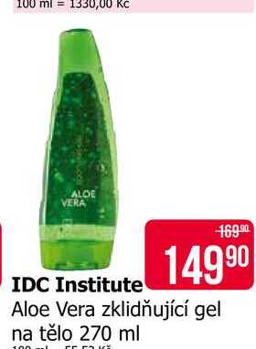 Aloe Vera zklidňující gel na tělo 270 ml 