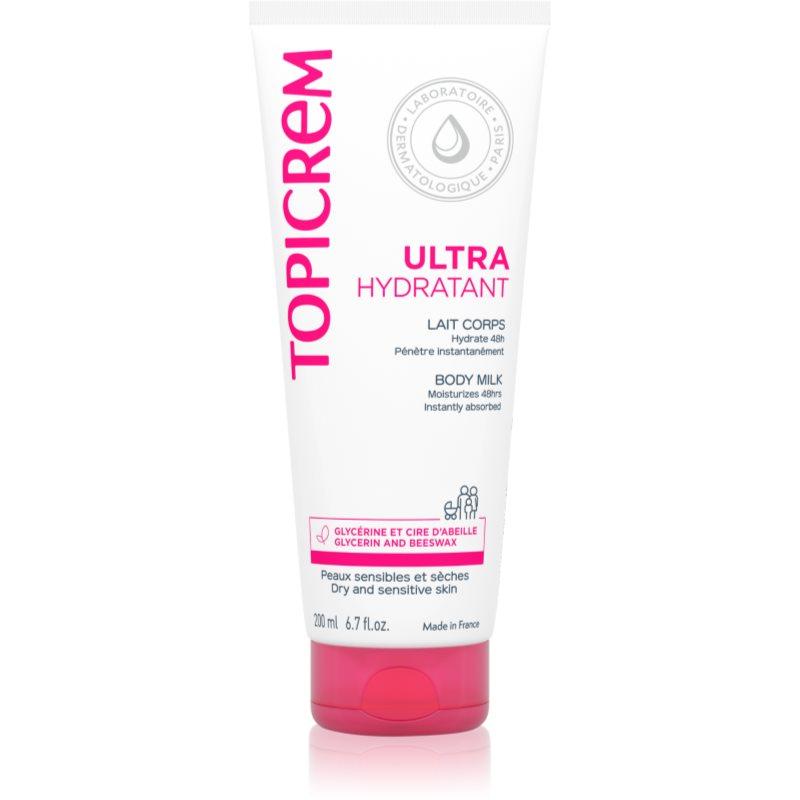 Topicrem UH BODY Ultra-Moisturizing Body Milk hloubkově hydratační tělové mléko pro suchou a citlivou pokožku 200 ml