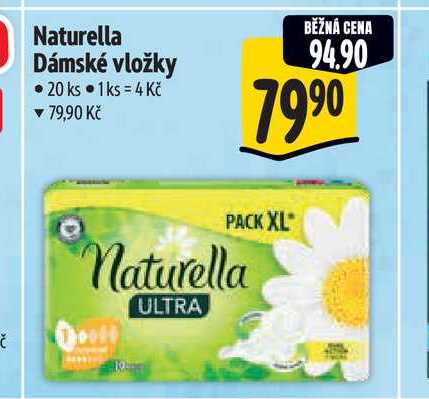 Naturella Dámské vložky  20 ks  