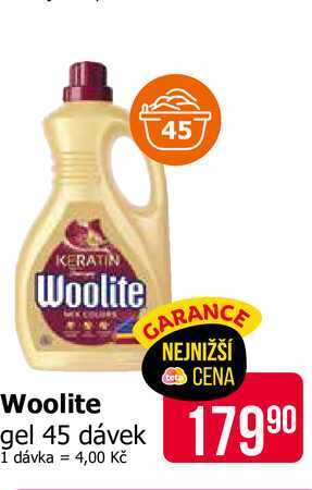 Woolite gel 45 dávek 
