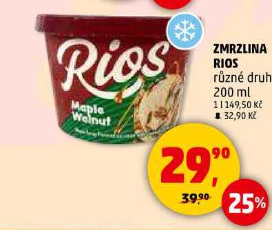 ZMRZLINA RIOS různé druhy, 200 ml 