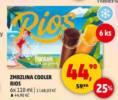 ZMRZLINA COOLER RIOS, 6x 110 ml  