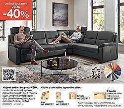 Kožená sedací souprava VERA - 2,5sedák
