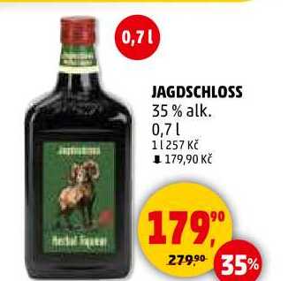 JAGDSCHLOSS 35% alk., 0,7 l 