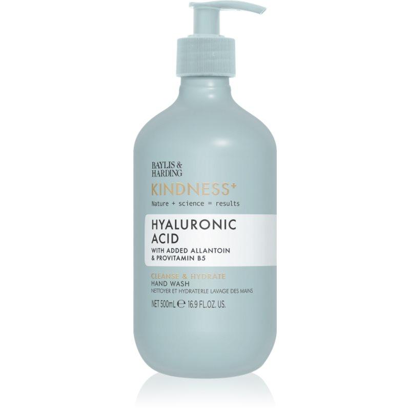 Baylis & Harding Kindness+ Hyaluronic Acid tekuté mýdlo na ruce s hydratačním účinkem vůně Pear & Neroli 500 ml