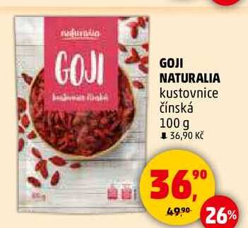 GOJI NATURALIA kustovnice čínská, 100 g 