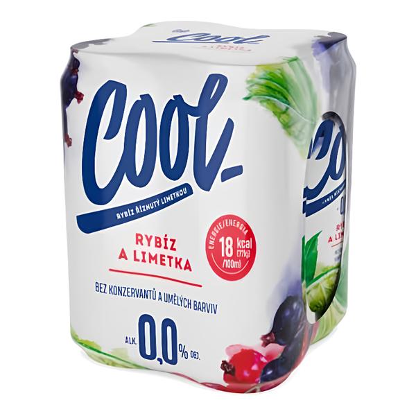 Cool Nealko 0,0% Rybíz & limetka 4x0,5l