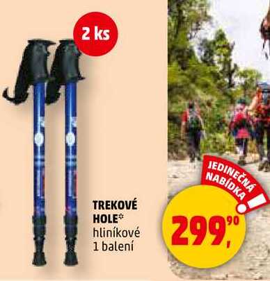 TREKOVÉ HOLE hliníkové, 1 balení 