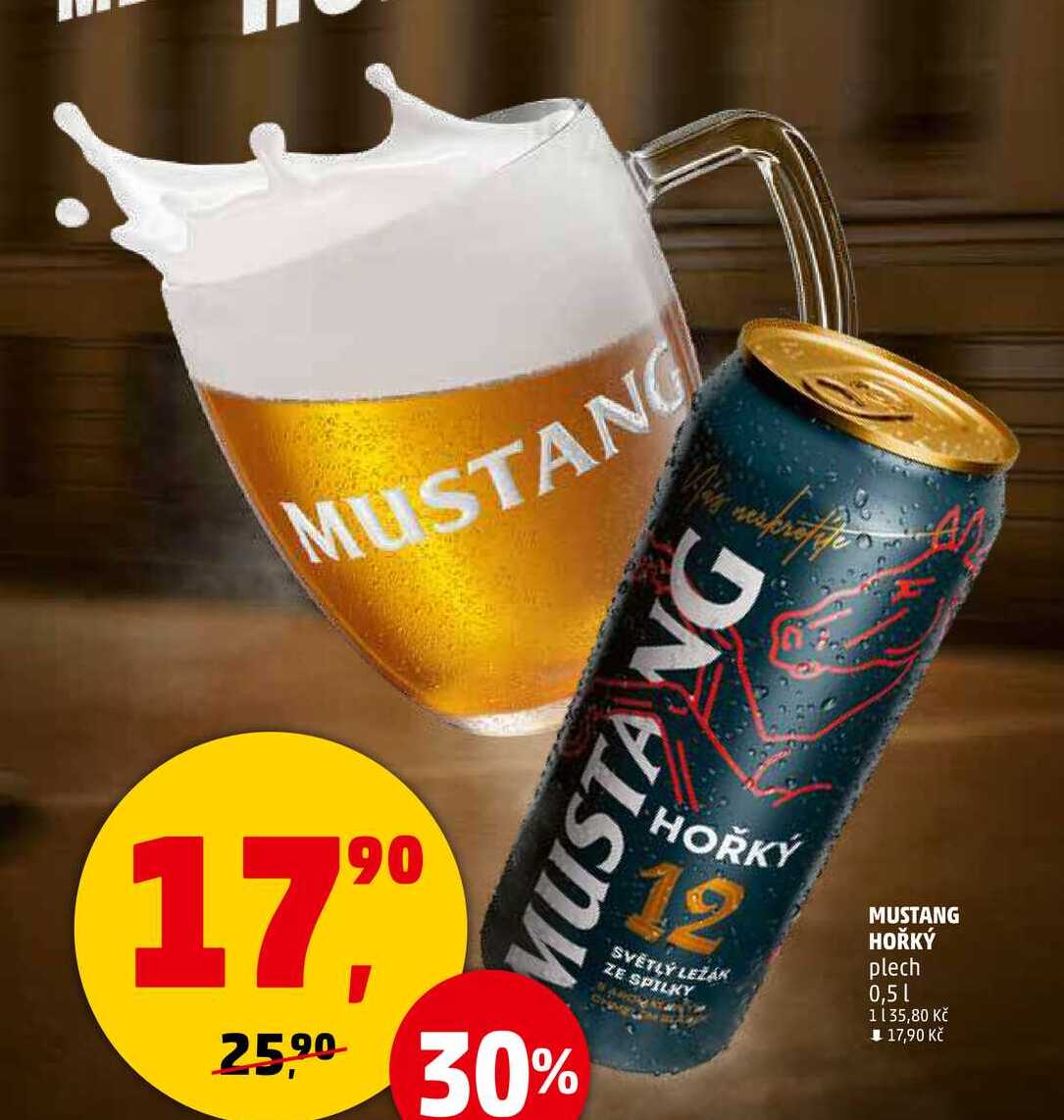 MUSTANG HOŘKÝ plech, 0,5 l