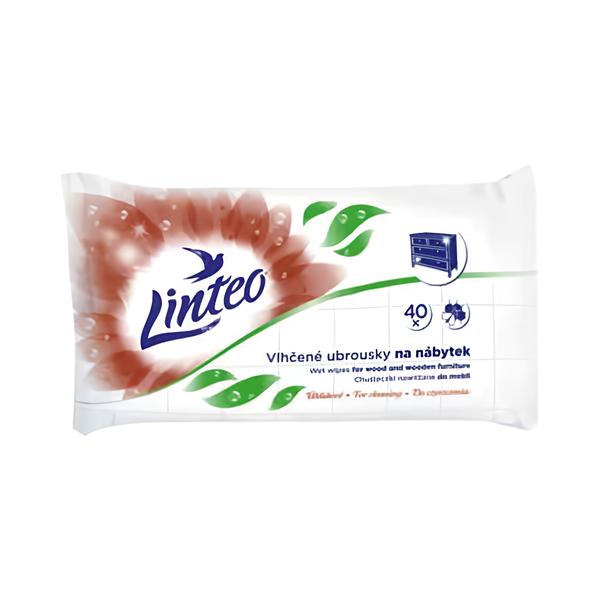 Linteo Vlhčené ubrousky na nábytek