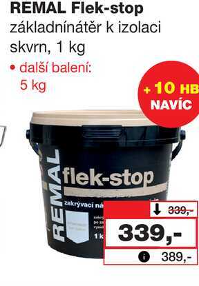 REMAL Flek-stop základnínátěr k izolaci skvrn, 1 kg