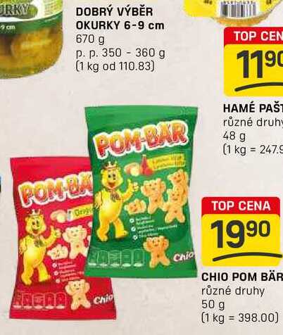 CHIO POM BÄR různé druhy 50 g 
