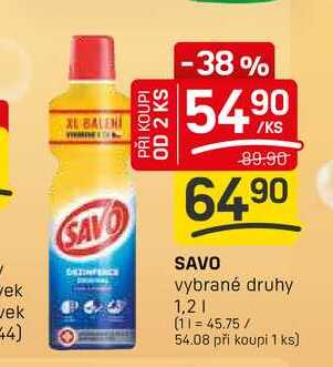 SAVO vybrané druhy 1,2l