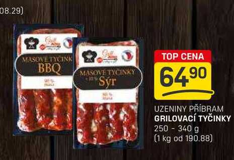 GRILOVACÍ TYČINKY 250 - 340 g  
