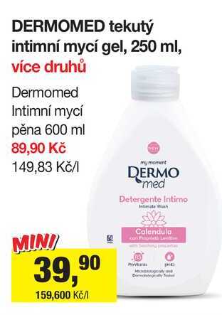 DERMOMED tekutý intimní mycí gel, 250 ml