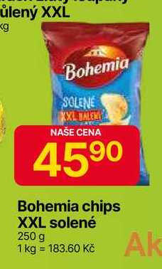Bohemia chips XXL solené 250 g 