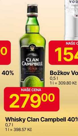 Clan Campbell Whisky 40% 0,7l