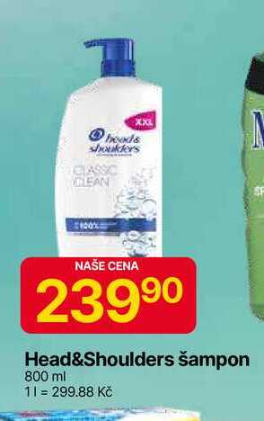 Head & Shoulders šampon 800ml, vybrané druhy