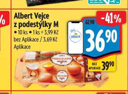 Albert Vejce z podestýlky M 10 ks 