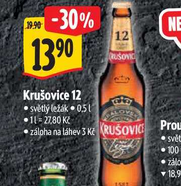   Krušovice 12 0,5 l