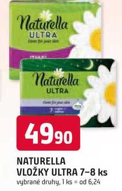 Naturella hygienické vložky ultra 7-8ks