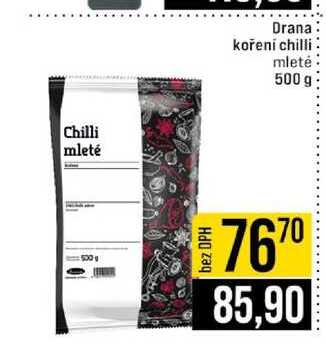 Drana koření chilli mleté 500 g