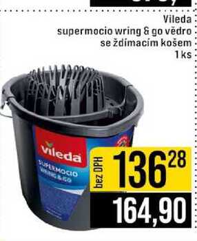 Vileda supermocio wring & go vědro se ždímacím košem 1ks 