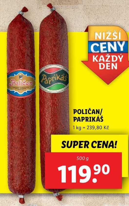 POLIČAN/PAPRIKÁŠ, 500 g