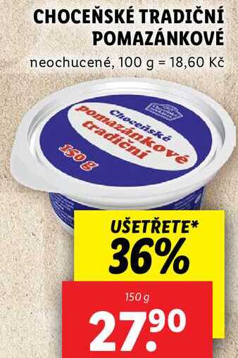 CHOCEŇSKÉ TRADIČNÍ POMAZÁNKOVÉ neochucené, 150 g