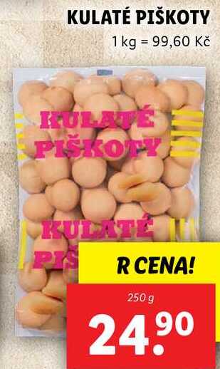 KULATÉ PIŠKOTY, 250 g