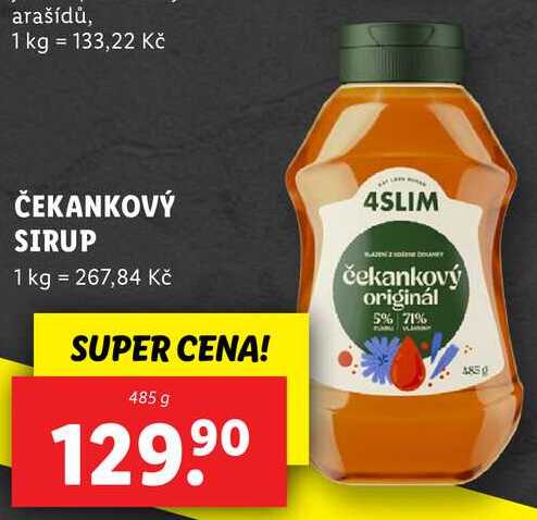 ČEKANKOVÝ SIRUP, 485 g
