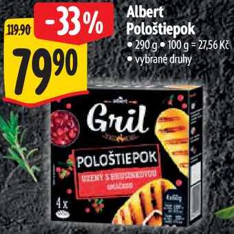 Albert Pološtiepok, 290 g 