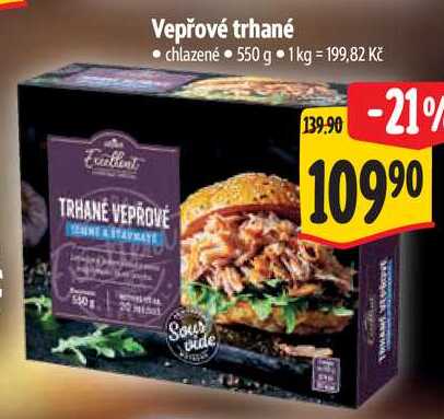 Vepřové trhané, 550 g