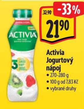 Activia Jogurtový náрој, 270-280 g