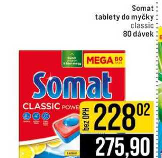 Somat tablety do myčky classic 80 dávek 