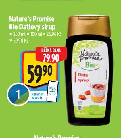 Nature's Promise Bio Datlový sirup 250 ml 