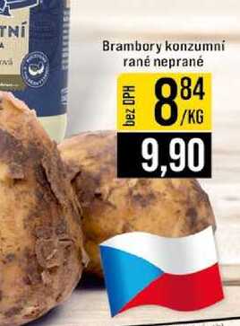 Brambory konzumní rané neprané 1kg