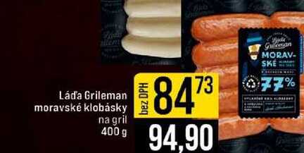 Láďa Grileman moravské klobásky na gril 400 g