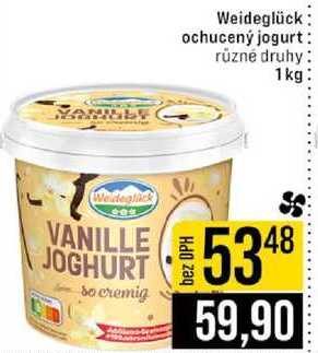 Weideglück ochucený jogurt různé druhy 1 kg