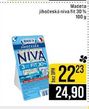 Madeta jihočeská niva fit 30% 100 g 