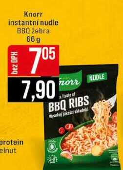 Knorr instantní nudle BBQ žebra 66g