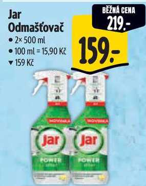 Jar Odmašťovač, 2x 500 ml
