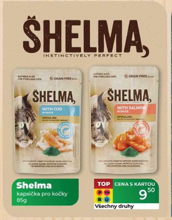 Shelma kapsička pro kočky 85g 