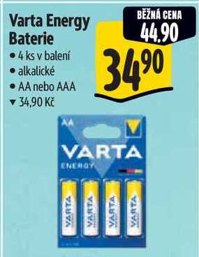 Varta Energy Baterie, 4 ks